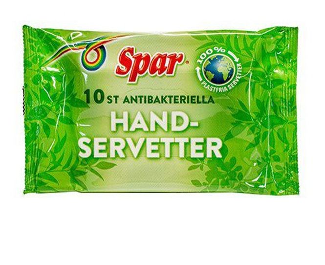 Hovedbilde 10pk Antibakterielle Våtservietter | Håndservietter