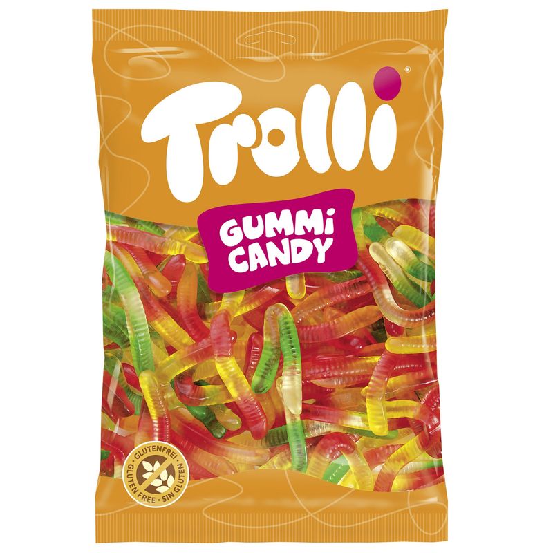 Trolli vingummi slanger 1kg