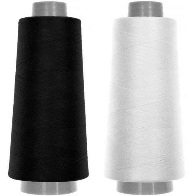 Hovedbilde Sytråd 1371m Sort/Hvit