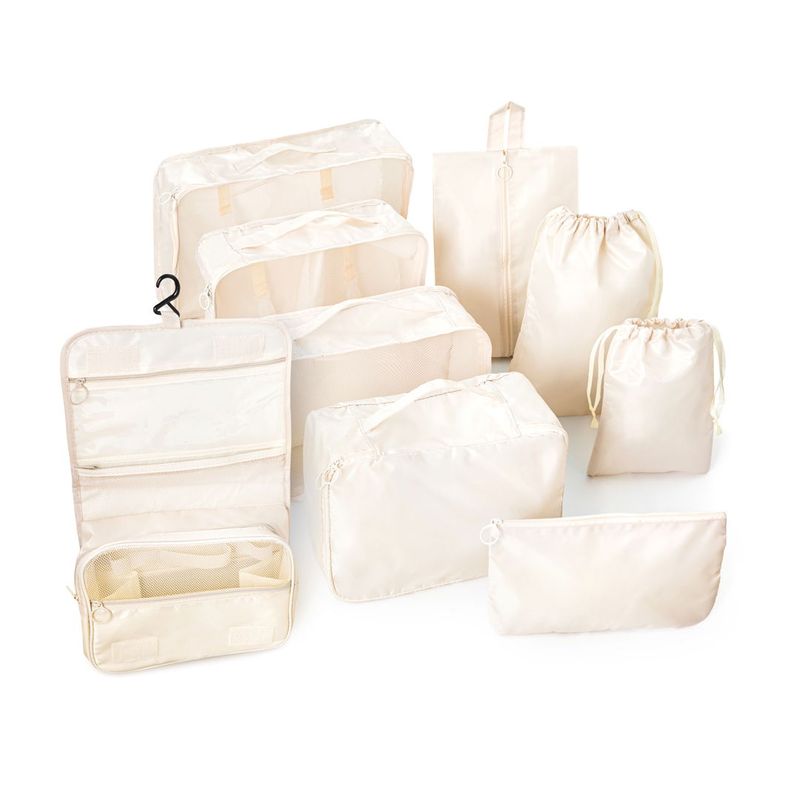 Organiseringssett for reise 9 deler | Scandinavian Collection