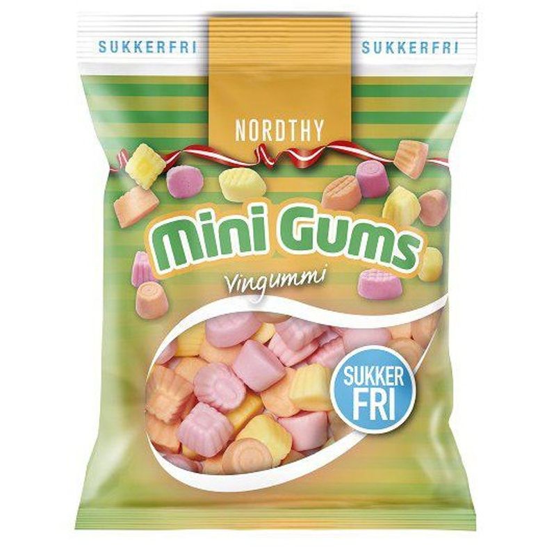 Nordthy Sukkerfri Mini Gums 65g