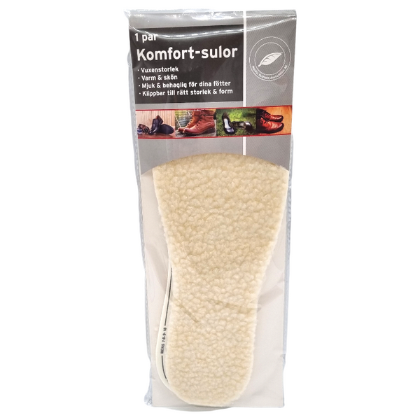 Isolerende såler str-36-46 1par
