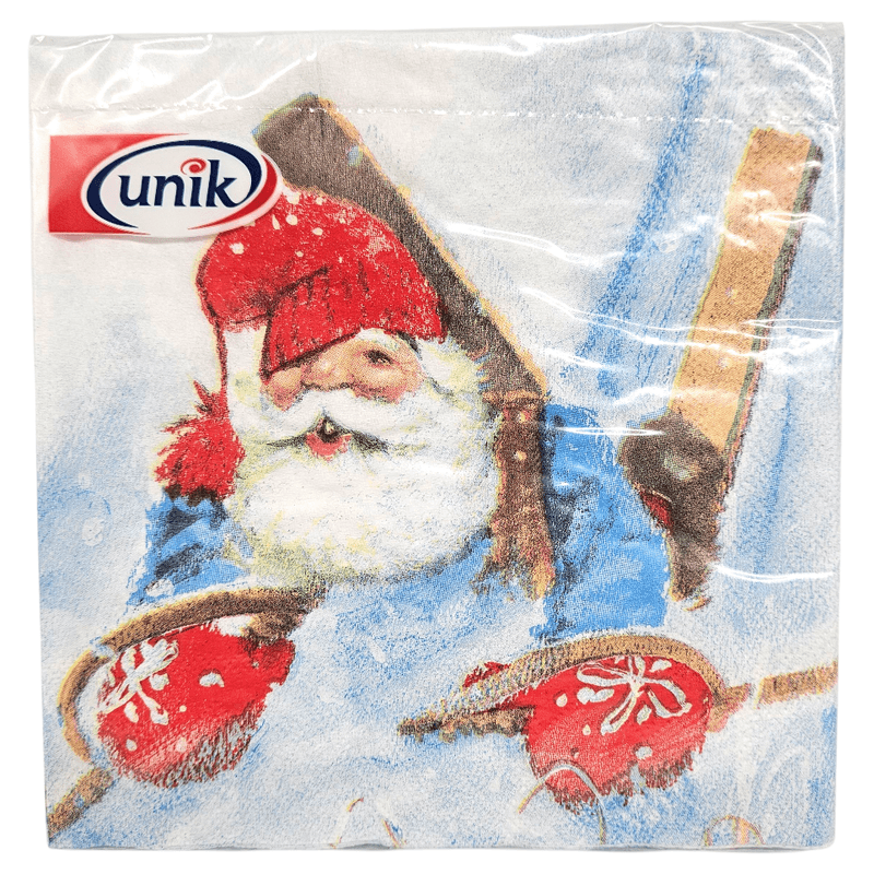 Juleservietter Nissefall 20pk 3-lags | 33x33cm | Unik