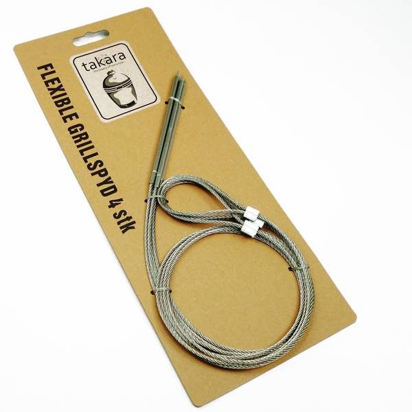 Fleksible Grillspyd 79cm 4pk | Takara