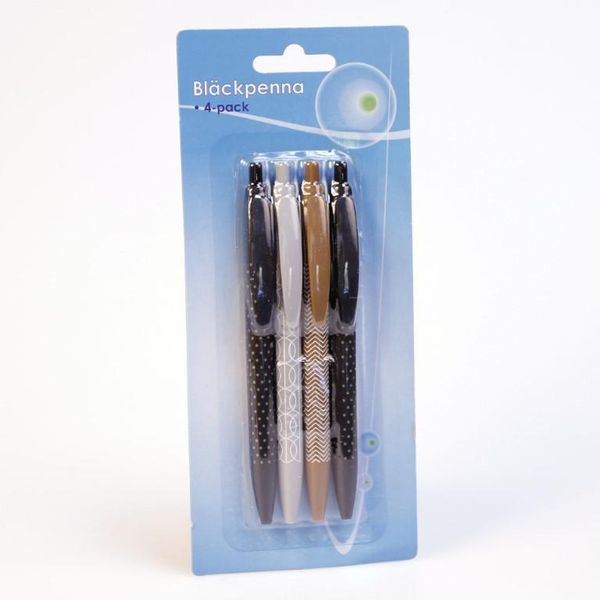 Kulepenn 4pk