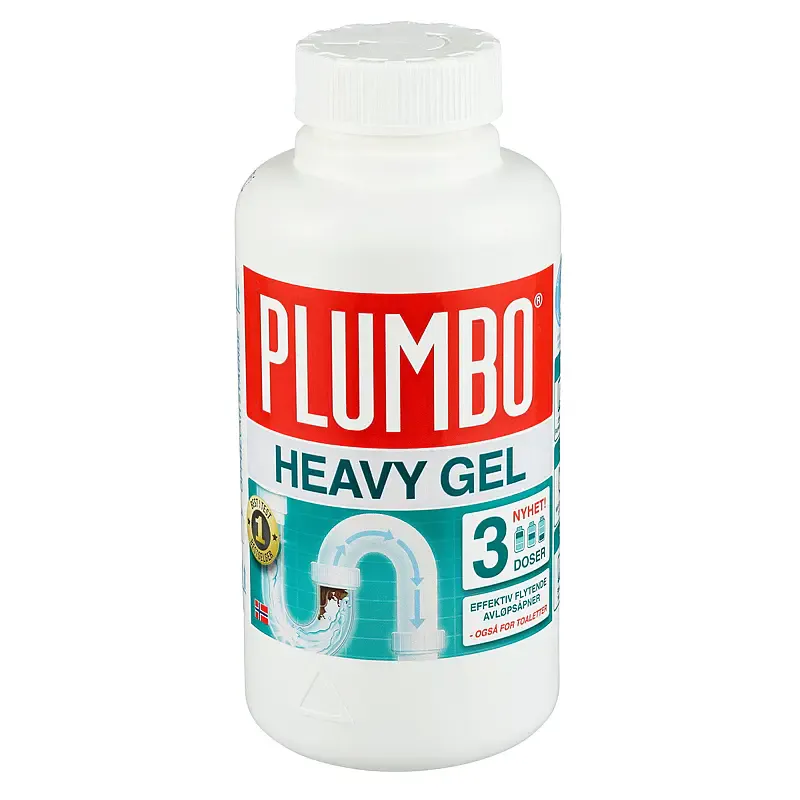 Plumbo Heavy Gel 550g | Krafitg Avløpsåpner