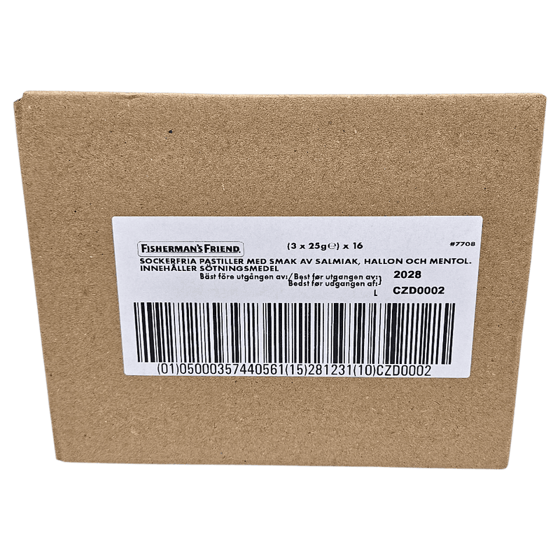 Fisherman's Friend Salmiak & Raspberry 16x3pk | Storpakk (48 poser)