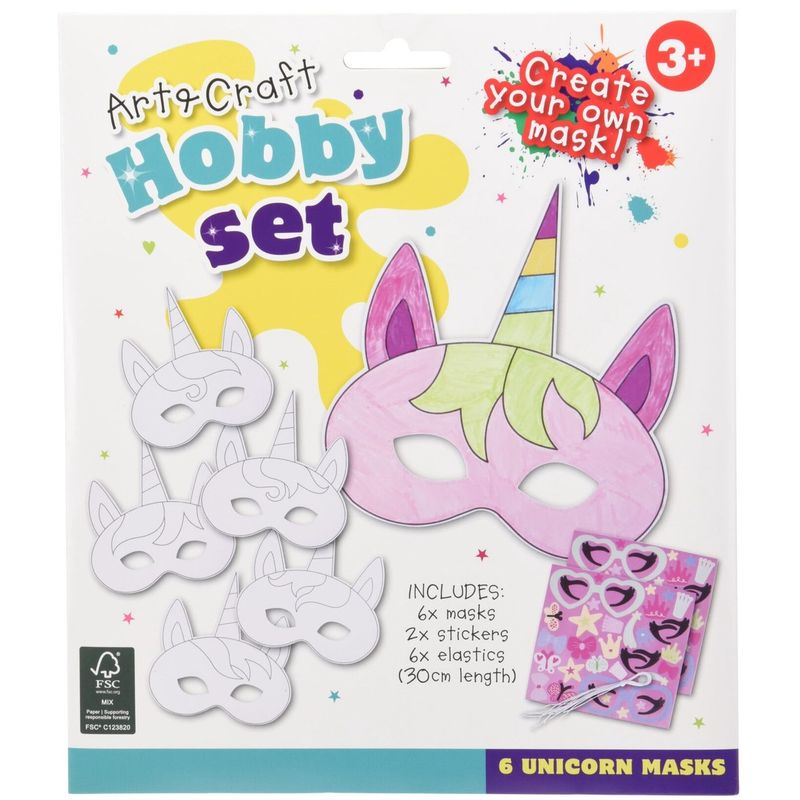 Lag din egen enhjørningmaske 6pk