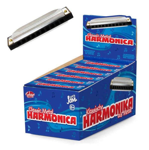 Munnspill i Metall 10cm | C-dur for Barn og Voksne | Tobar
