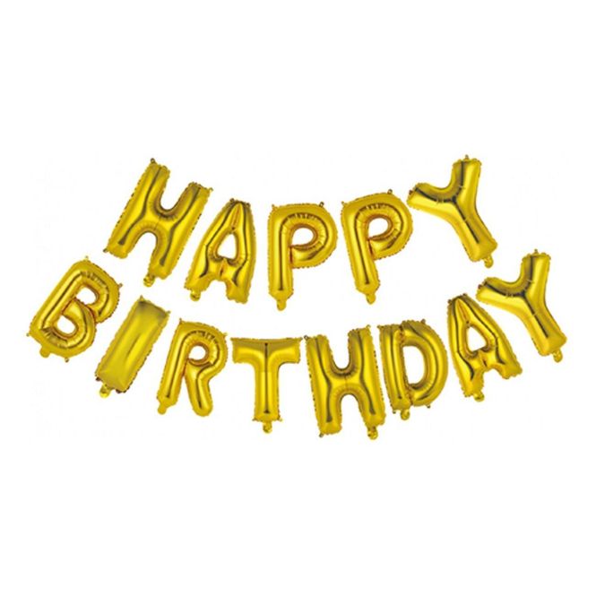 Hovedbilde Happy Birthday ballonger 