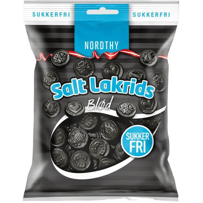 Hovedbilde Nordthy Sukkerfri Salt Lakris 75g