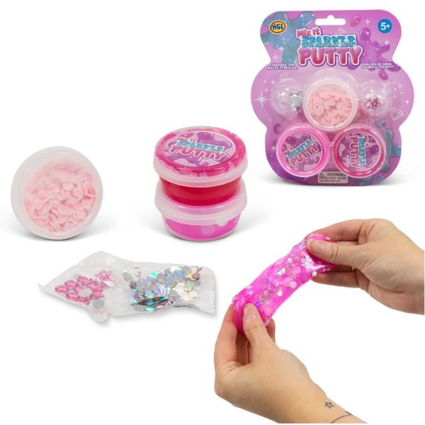 Mix It Sparkle Putty | Lag din egen glitrende putty | DIY-sett