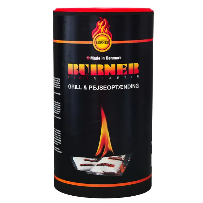 Hovedbilde Tennposer i tønne 100 pk bio | Burner | Effektive opptenningsposer