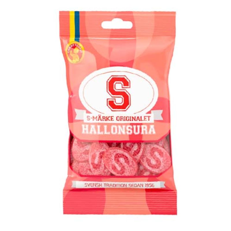 S-Merke Hallonsura 80g