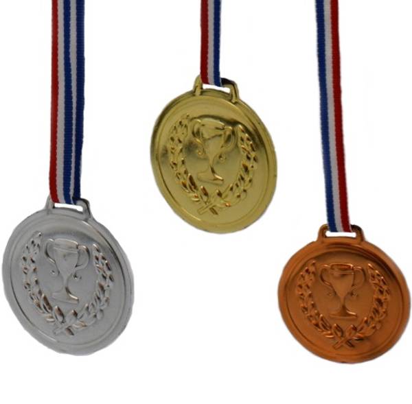 Medaljer 3pk (gull, sølv, bronse)
