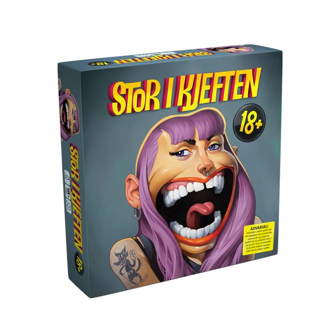 Hovedbilde Stor I Kjeften 18+ Brettspill