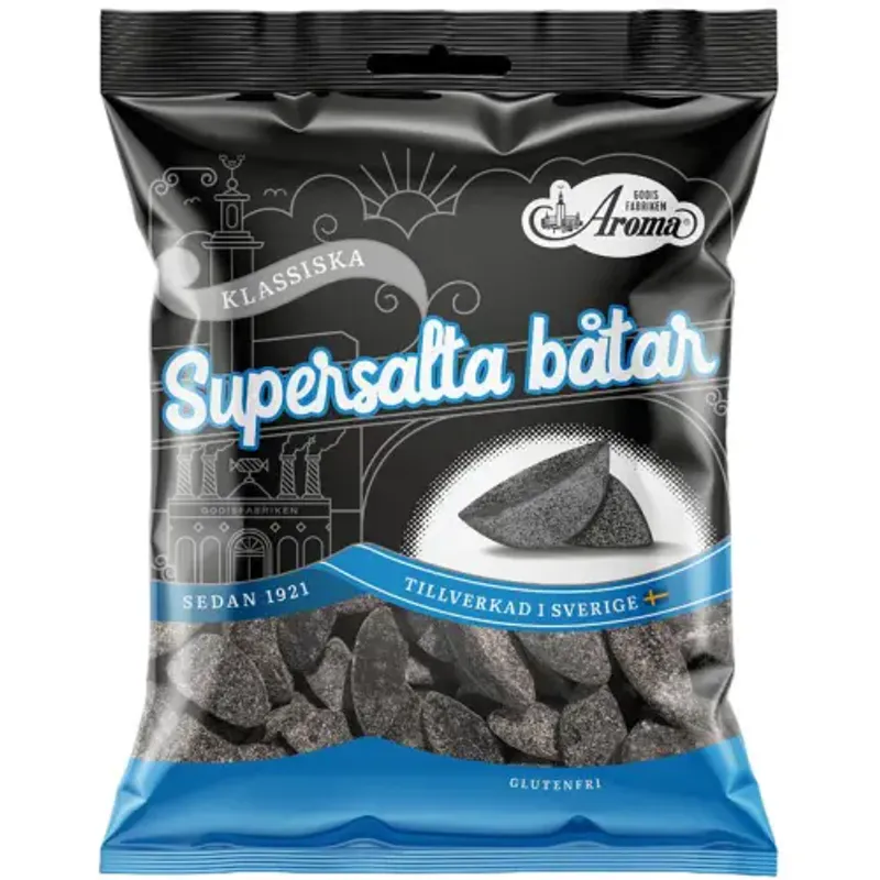 Aroma Supersalte Båter 20x70g | Storpakk