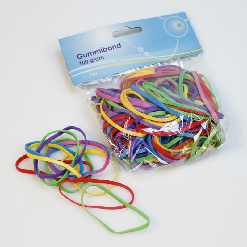Gummistrikker Fargemiks 100g
