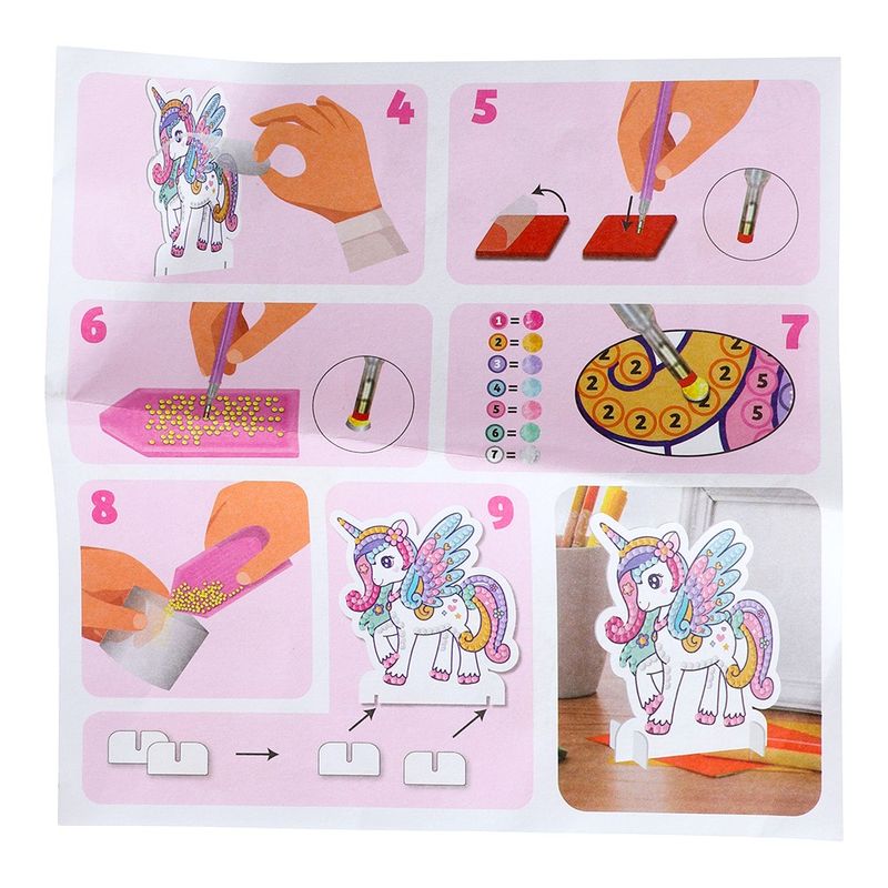 Enhjørning Diamond Painting hobbysett