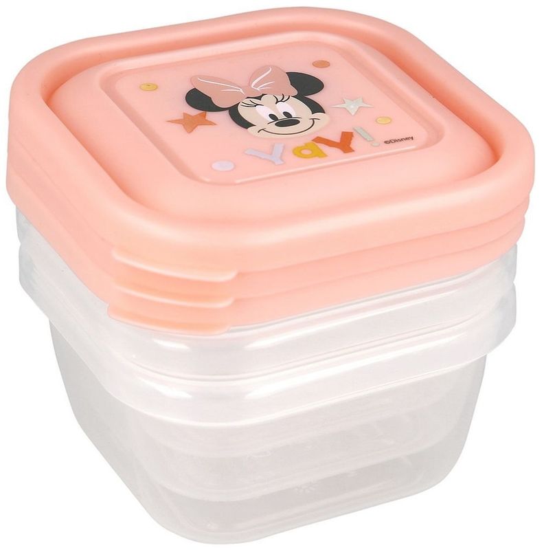 Minnie Mus Matboks 3pk | BPA-fri snackboks til barn