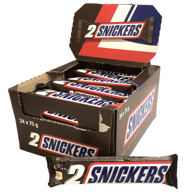 Snickers 2pk 24x75g | Storpakk