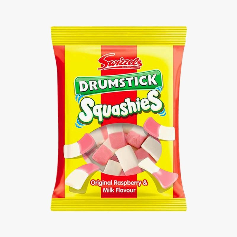 Drumstick Squashies Original Raspberry & Milk 120g