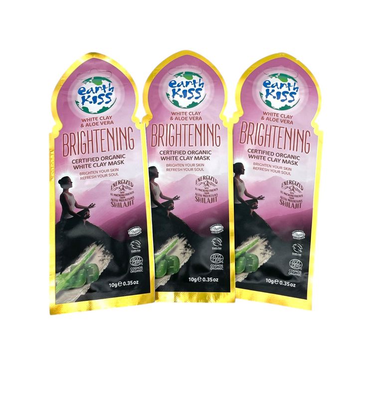 Earth Kiss Brightening Ansiktsmaske 12pk