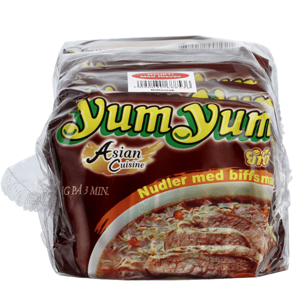 YumYum Biffnudler 5stk x 60g