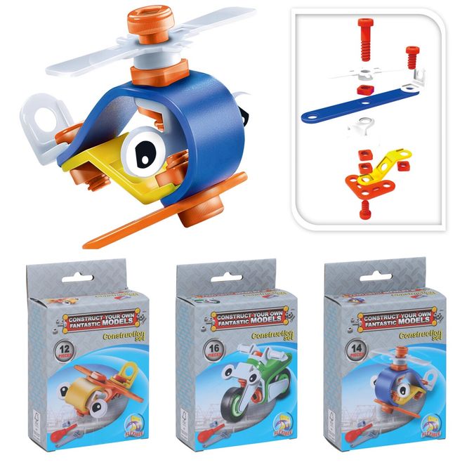 Hovedbilde Morsomt Byggesett Kjøretøy | 3 ass