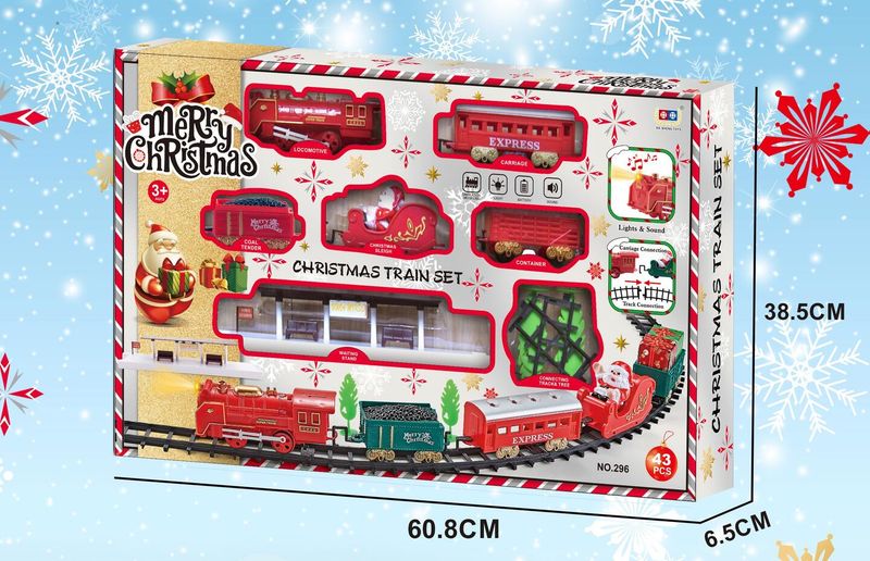 Nissetog med slede lys og musikk 43 deler