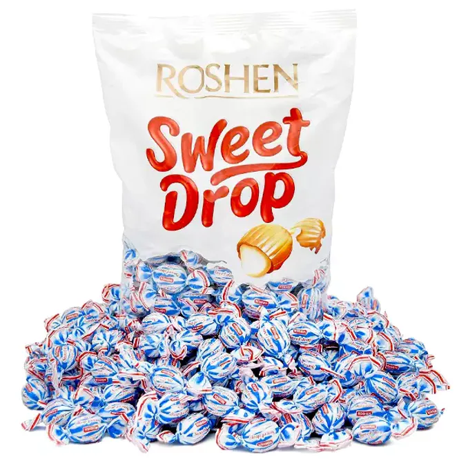 Hovedbilde Roshen Sweet Drops 1kg | Karameller med kremet fyll