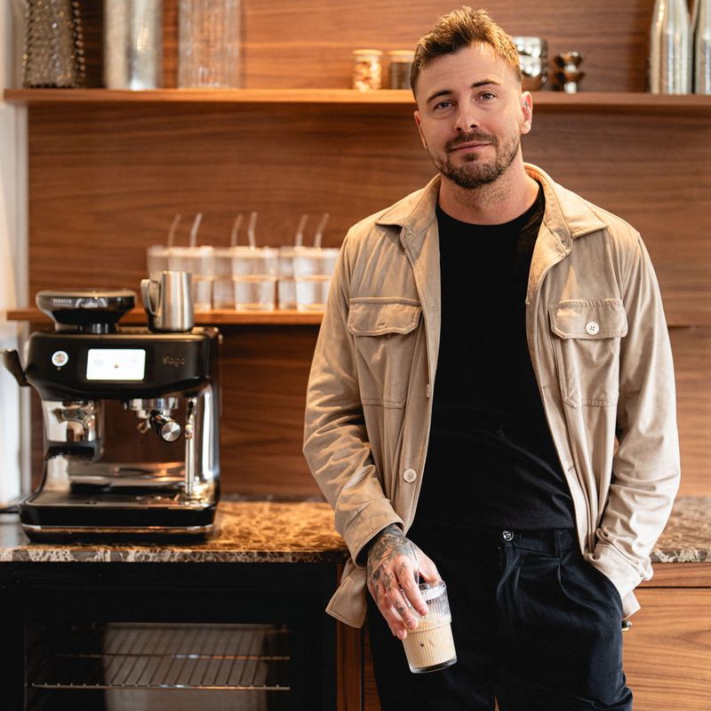 OLSENHOME - Glaskopp med lokk og sugerør 6pk