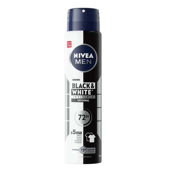 Nivea Men Black & White Original 72h Anti-Perspirant Spray 150ml