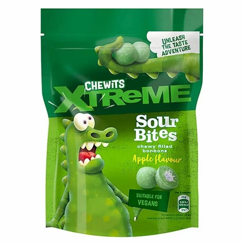 Chewits Sour bites xtreme Apple 115g